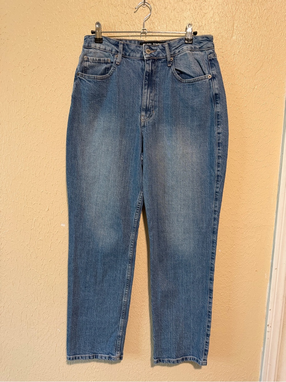 Social Tourist Jeans Ultra High‎ Rise Straight Size 30